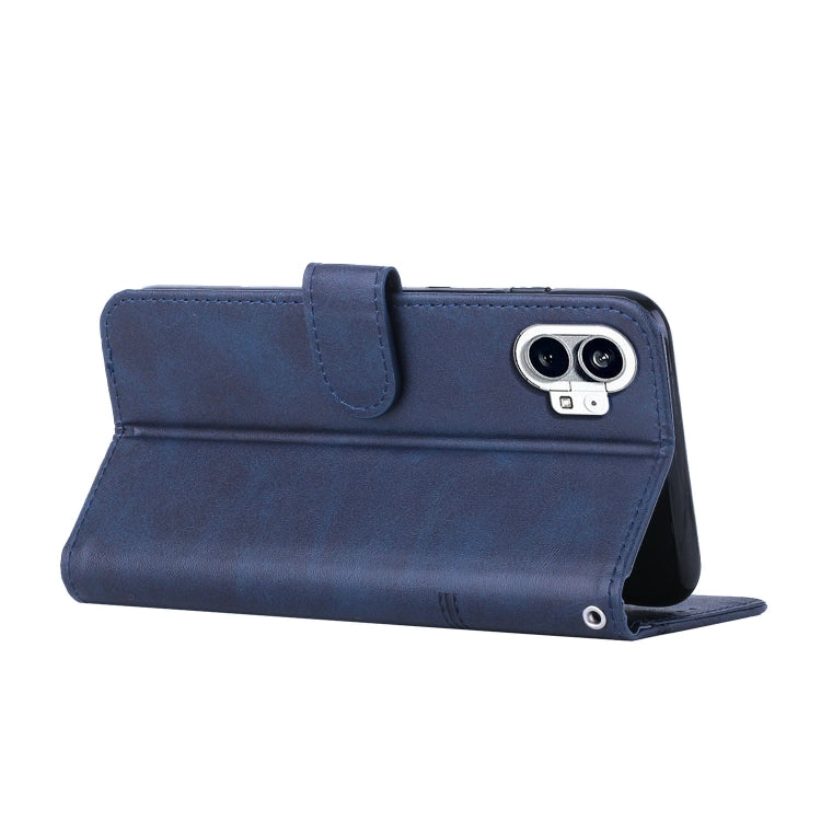 For Noting Phone 1 Stitching Calf Texture Buckle Leather Phone Case