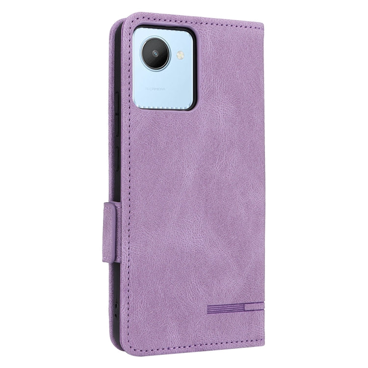 For Realme C30 Magnetic Clasp Flip Leather Phone Case