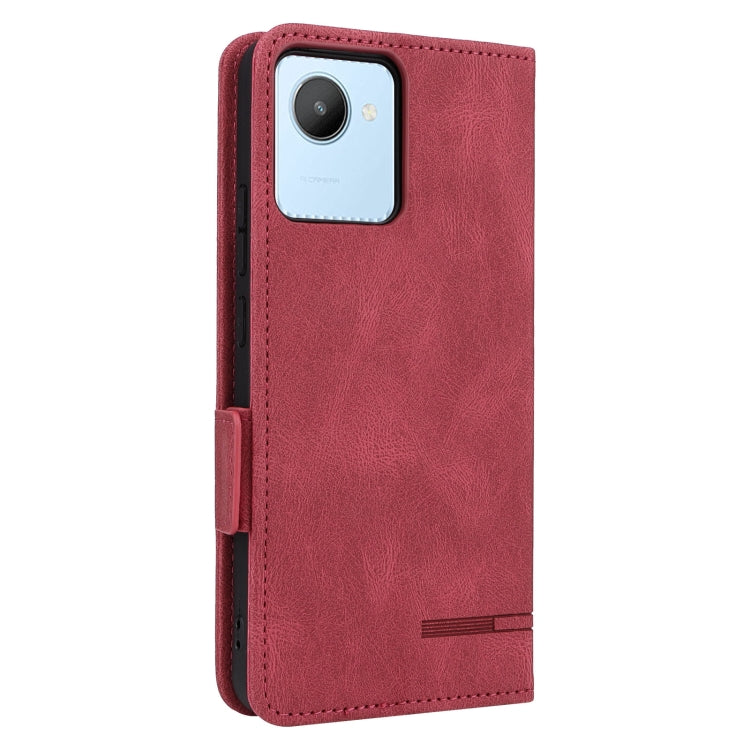For Realme C30 Magnetic Clasp Flip Leather Phone Case