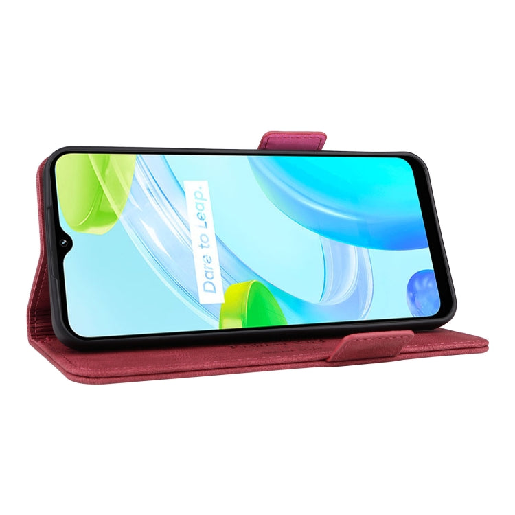 For Realme C30 Magnetic Clasp Flip Leather Phone Case