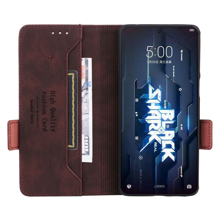 For Xiaomi Black Shark 5 Magnetic Clasp Flip Leather Phone Case