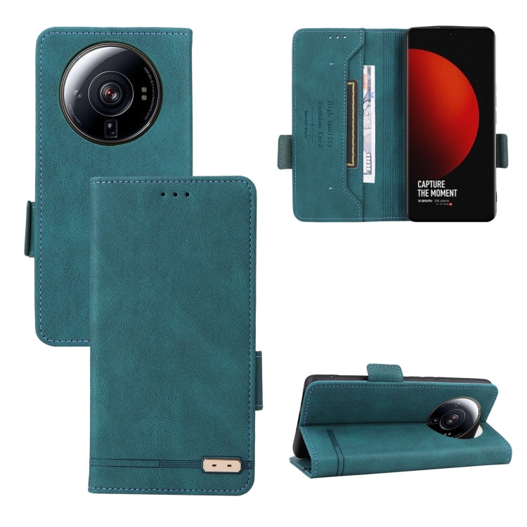 For Xiaomi 12S Ultra Magnetic Clasp Flip Leather Phone Case