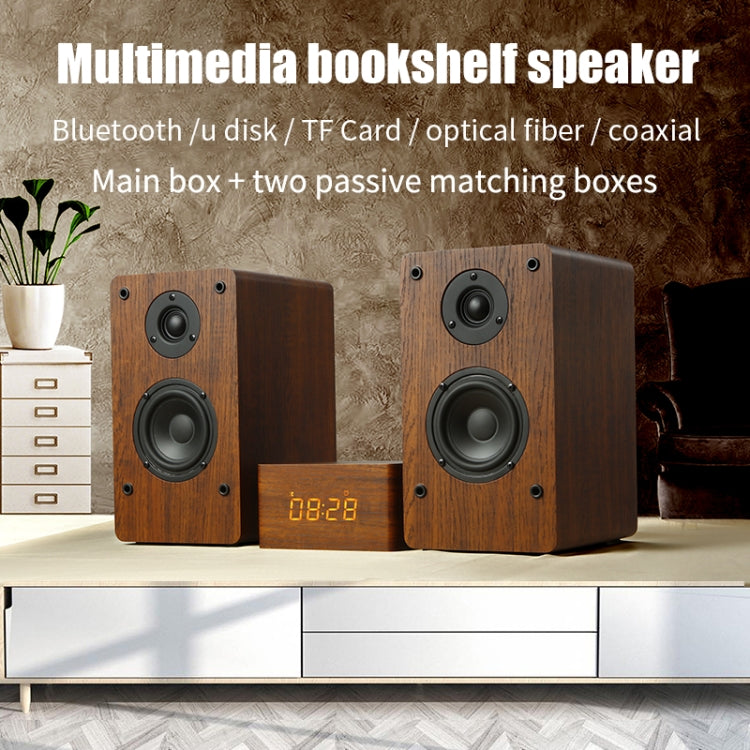 D1 Coaxial Card Bluetooth Wooden Desktop Speaker