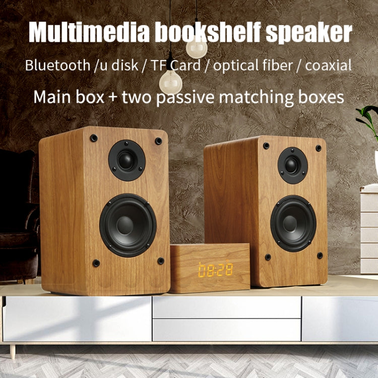 D1 Coaxial Card Bluetooth Wooden Desktop Speaker