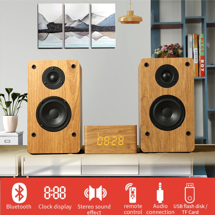 D1 Coaxial Card Bluetooth Wooden Desktop Speaker