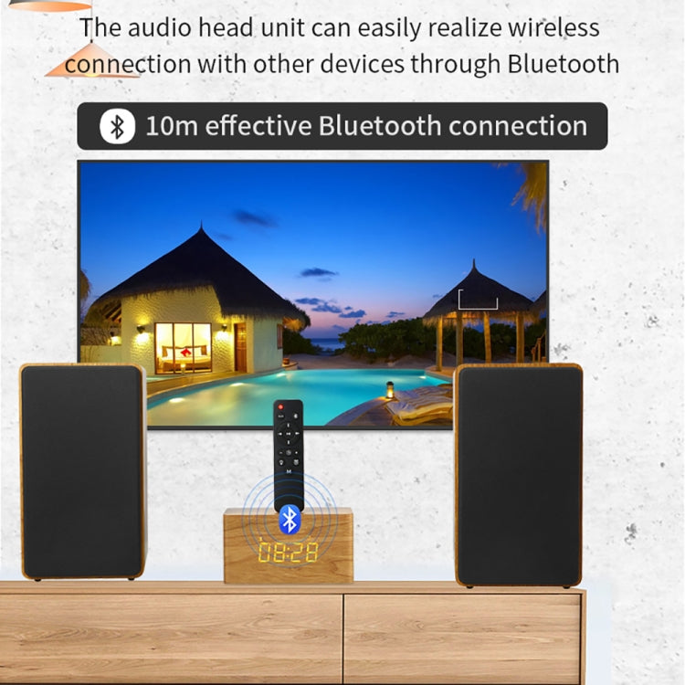 D1 Coaxial Card Bluetooth Wooden Desktop Speaker