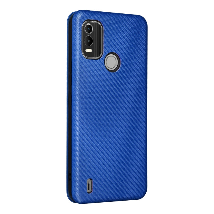 For Nokia C21 Plus Carbon Fiber Texture Flip Leather Phone Case