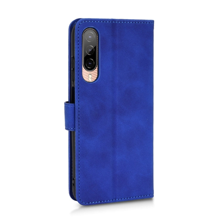 For HTC Desire 22 Pro Skin Feel Magnetic Flip Leather Phone Case