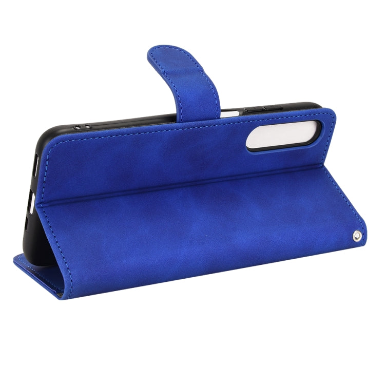 For HTC Desire 22 Pro Skin Feel Magnetic Flip Leather Phone Case
