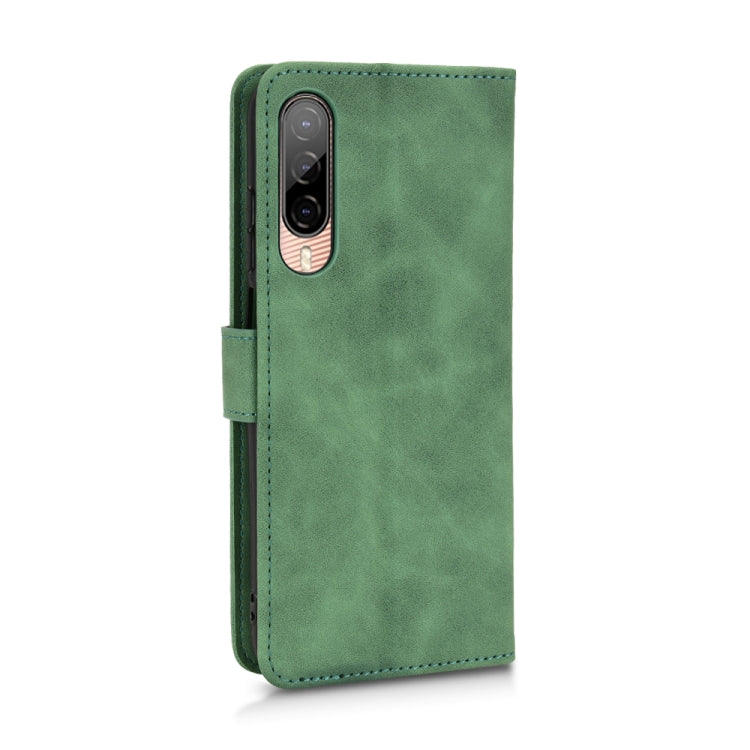 For HTC Desire 22 Pro Skin Feel Magnetic Flip Leather Phone Case