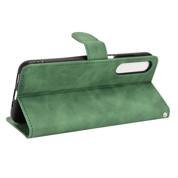 For HTC Desire 22 Pro Skin Feel Magnetic Flip Leather Phone Case