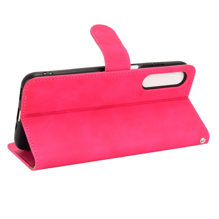 For HTC Desire 22 Pro Skin Feel Magnetic Flip Leather Phone Case