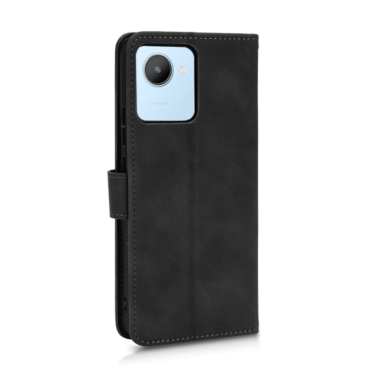 For Realme C30 Skin Feel Magnetic Flip Leather Phone Case