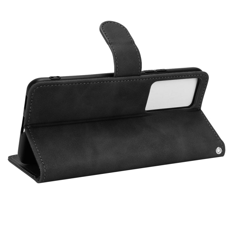 For vivo X70 Skin Feel Magnetic Flip Leather Phone Case