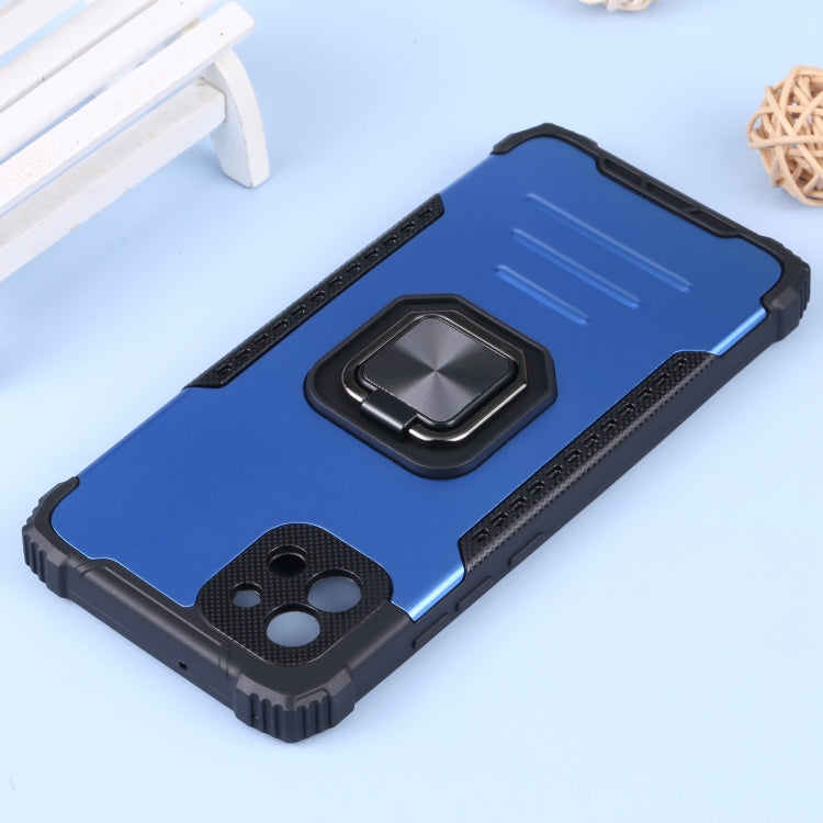 For Samsung Galaxy A03 164mm Aluminum and TPU Phone Case with Ring Holder