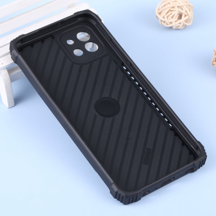 For Samsung Galaxy A03 164mm Aluminum and TPU Phone Case with Ring Holder