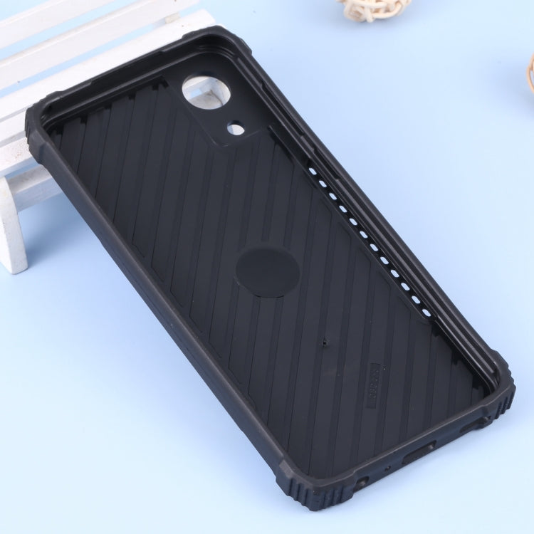 For Samsung Galaxy A03 Core Aluminum and TPU Phone Case with Ring Holder