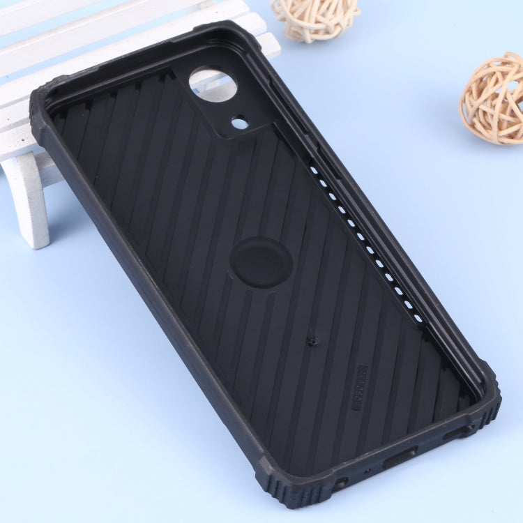 For Samsung Galaxy A03 Core Aluminum and TPU Phone Case with Ring Holder
