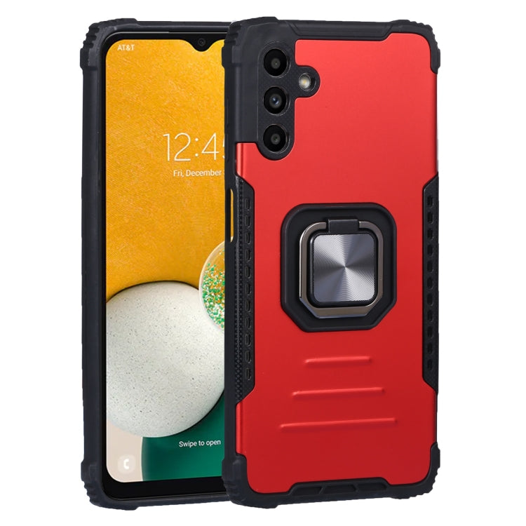 For Samsung Galaxy A13 5G Aluminum and TPU Phone Case with Ring Holder