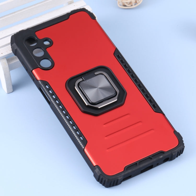 For Samsung Galaxy A13 5G Aluminum and TPU Phone Case with Ring Holder