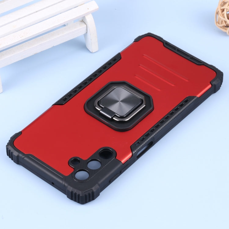 For Samsung Galaxy A13 5G Aluminum and TPU Phone Case with Ring Holder