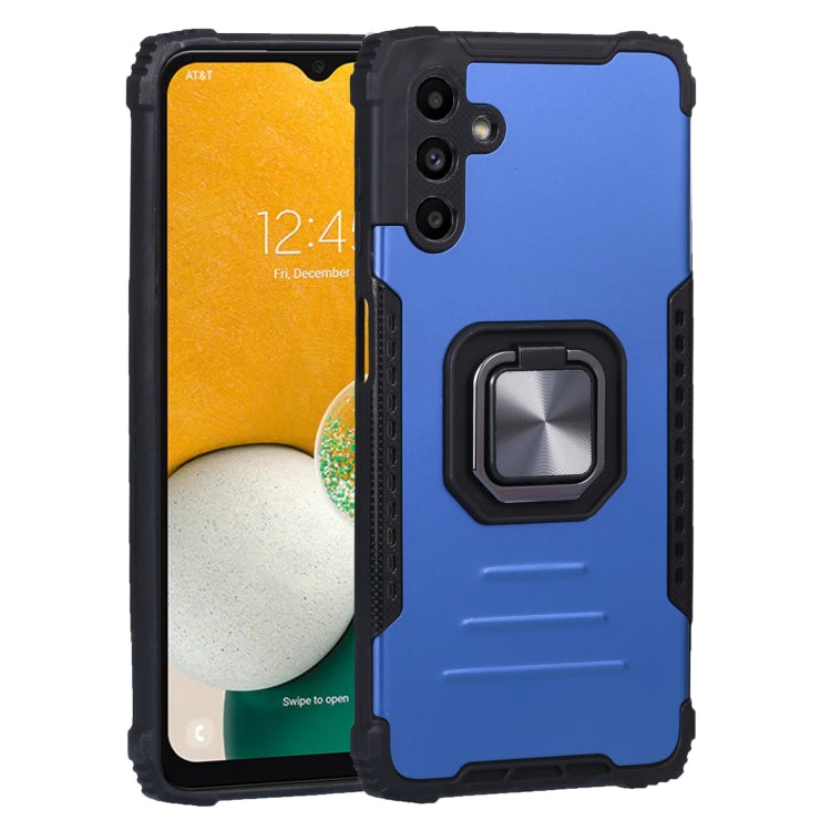 For Samsung Galaxy A13 5G Aluminum and TPU Phone Case with Ring Holder