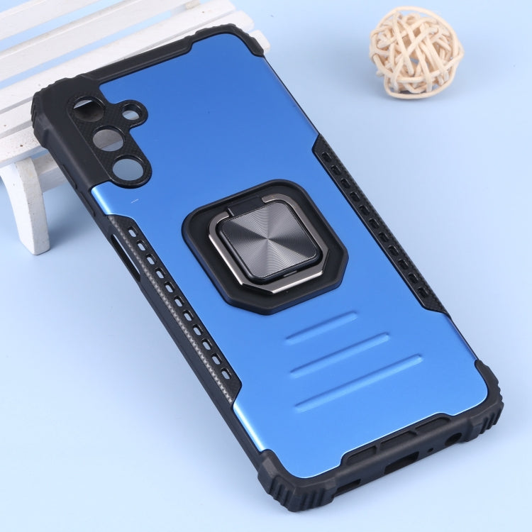 For Samsung Galaxy A13 5G Aluminum and TPU Phone Case with Ring Holder