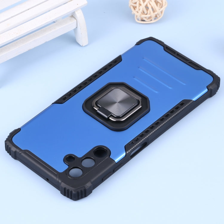 For Samsung Galaxy A13 5G Aluminum and TPU Phone Case with Ring Holder