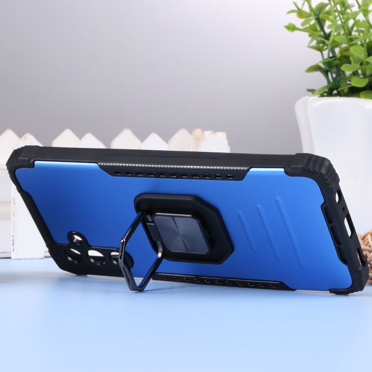 For Samsung Galaxy A13 5G Aluminum and TPU Phone Case with Ring Holder