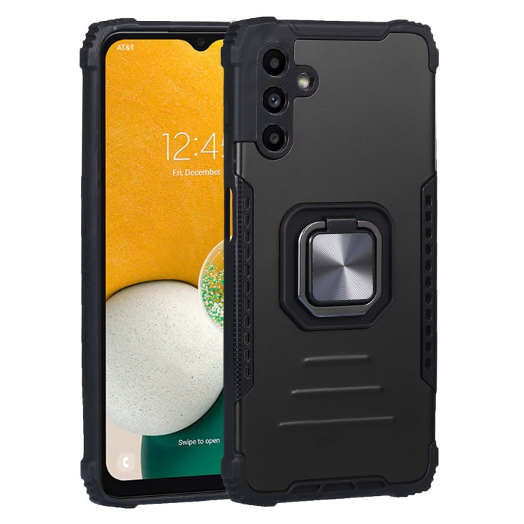For Samsung Galaxy A13 5G Aluminum and TPU Phone Case with Ring Holder