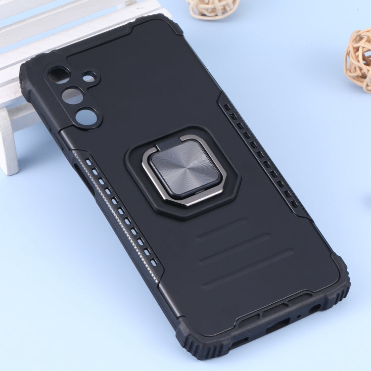 For Samsung Galaxy A13 5G Aluminum and TPU Phone Case with Ring Holder