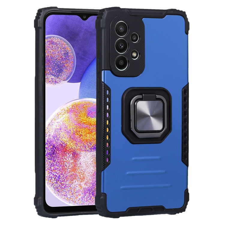 For Samsung Galaxy A23 5G Aluminum and TPU Phone Case with Ring Holder