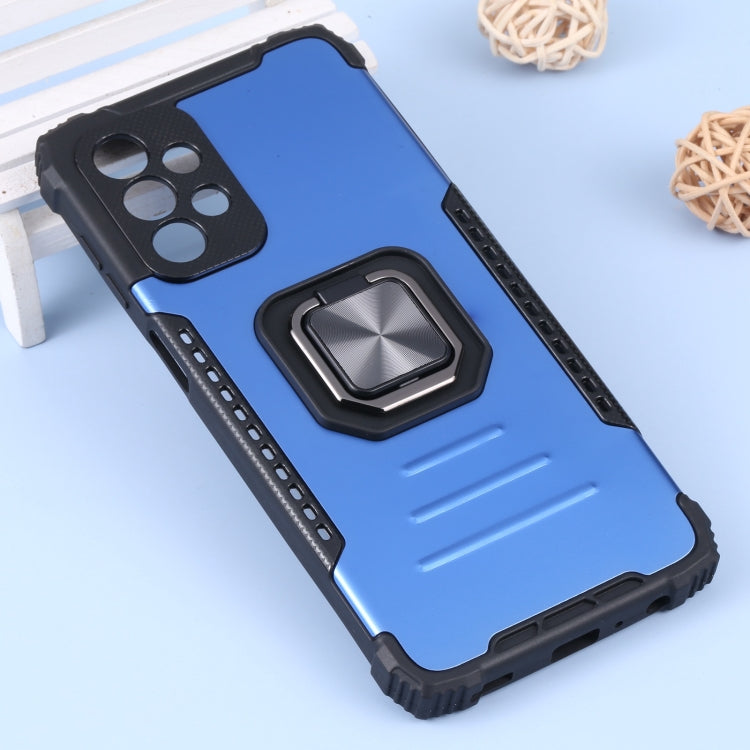 For Samsung Galaxy A23 5G Aluminum and TPU Phone Case with Ring Holder