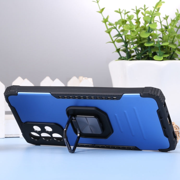 For Samsung Galaxy A23 5G Aluminum and TPU Phone Case with Ring Holder