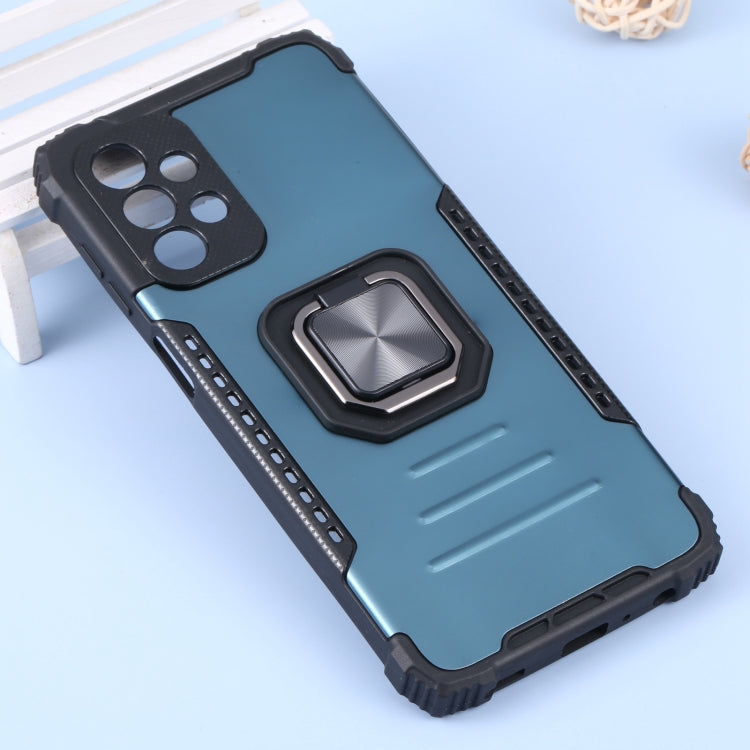 For Samsung Galaxy A23 5G Aluminum and TPU Phone Case with Ring Holder