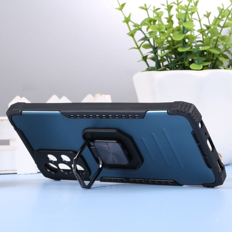 For Samsung Galaxy A23 5G Aluminum and TPU Phone Case with Ring Holder