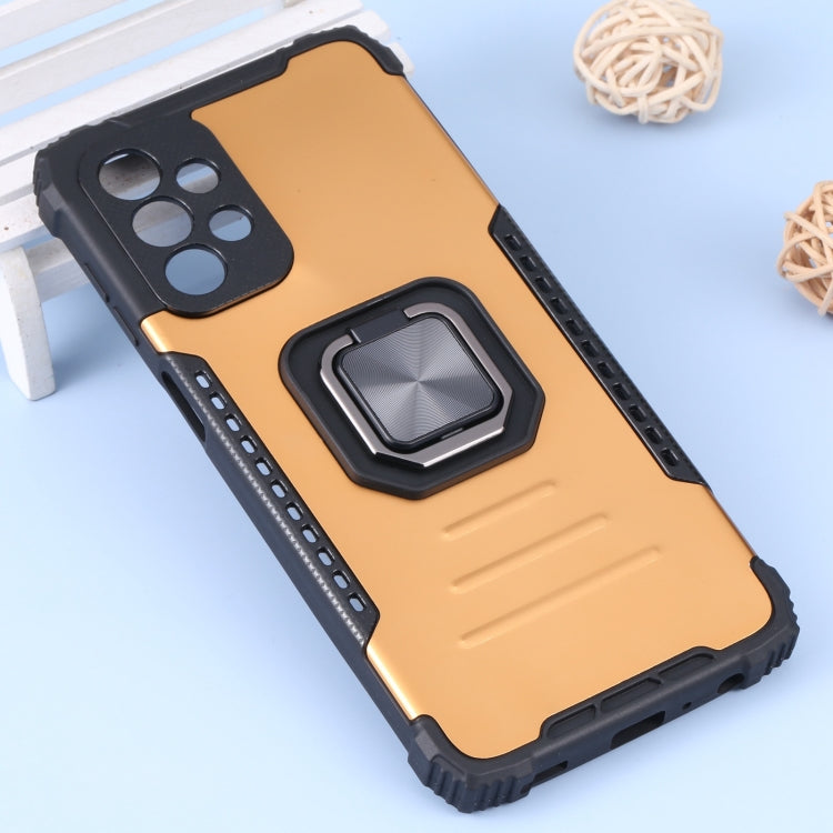 For Samsung Galaxy A23 5G Aluminum and TPU Phone Case with Ring Holder
