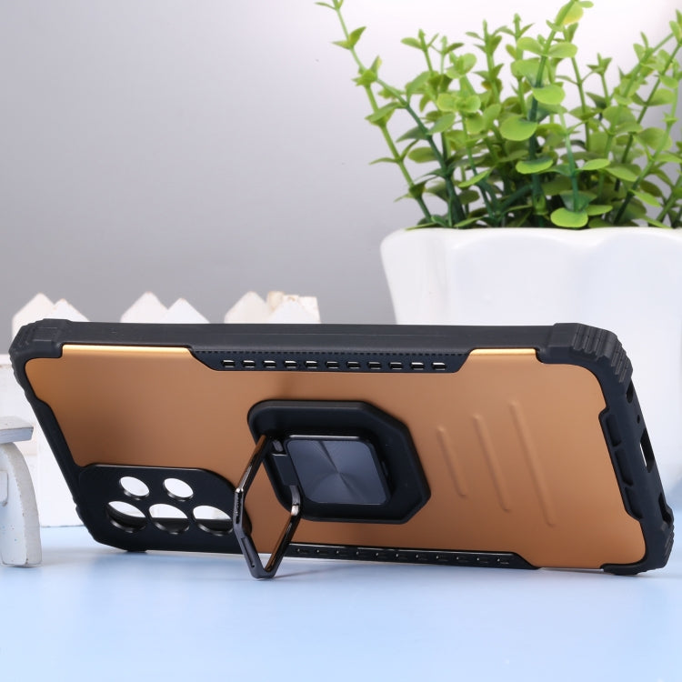 For Samsung Galaxy A23 5G Aluminum and TPU Phone Case with Ring Holder