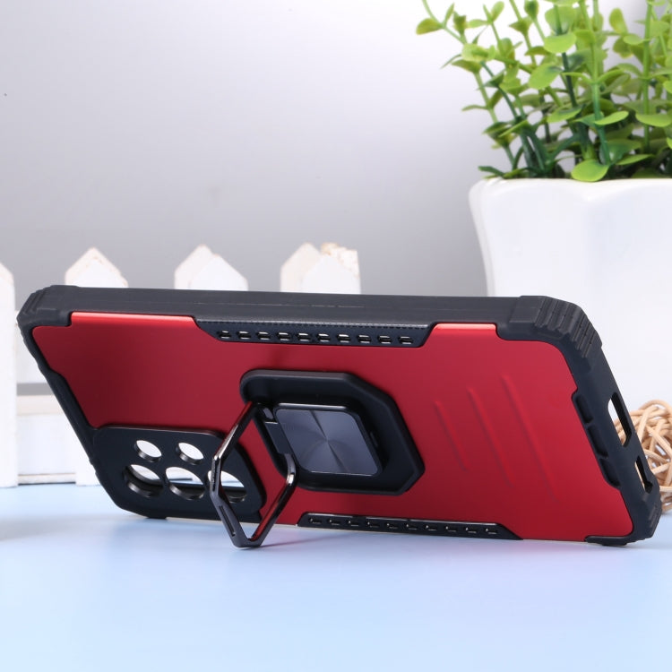 For Samsung Galaxy A53 5G Aluminum and TPU Phone Case with Ring Holder
