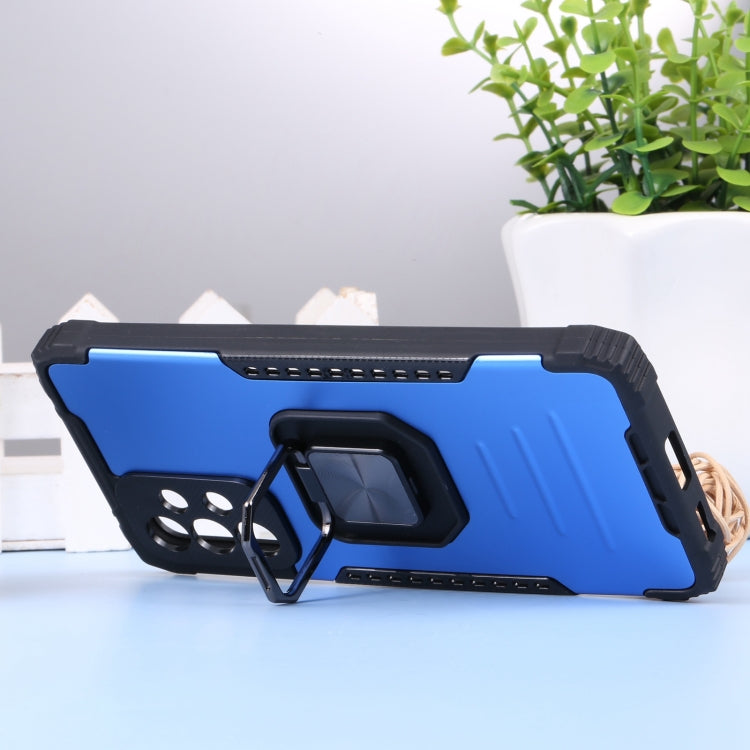 For Samsung Galaxy A53 5G Aluminum and TPU Phone Case with Ring Holder