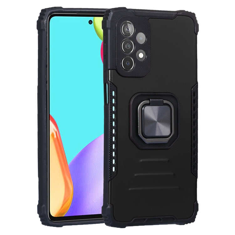 For Samsung Galaxy A53 5G Aluminum and TPU Phone Case with Ring Holder