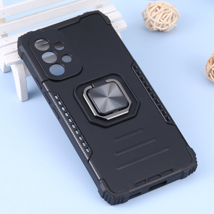 For Samsung Galaxy A53 5G Aluminum and TPU Phone Case with Ring Holder