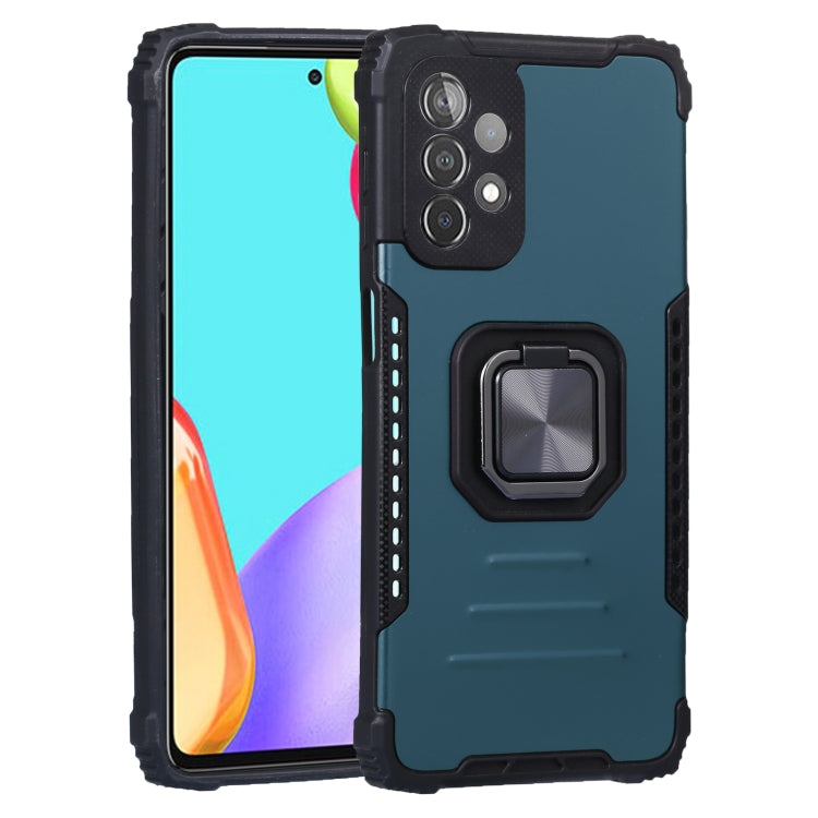 For Samsung Galaxy A53 5G Aluminum and TPU Phone Case with Ring Holder
