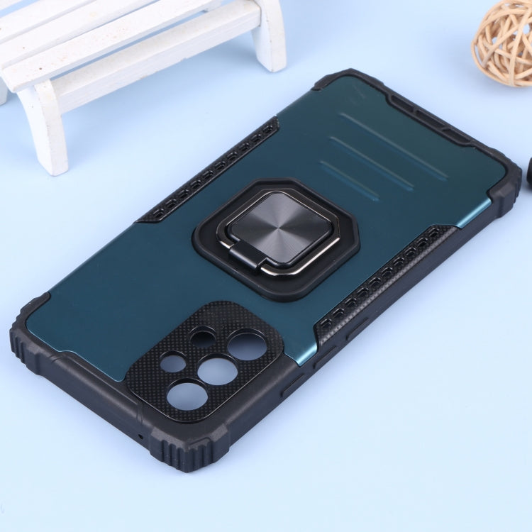 For Samsung Galaxy A53 5G Aluminum and TPU Phone Case with Ring Holder