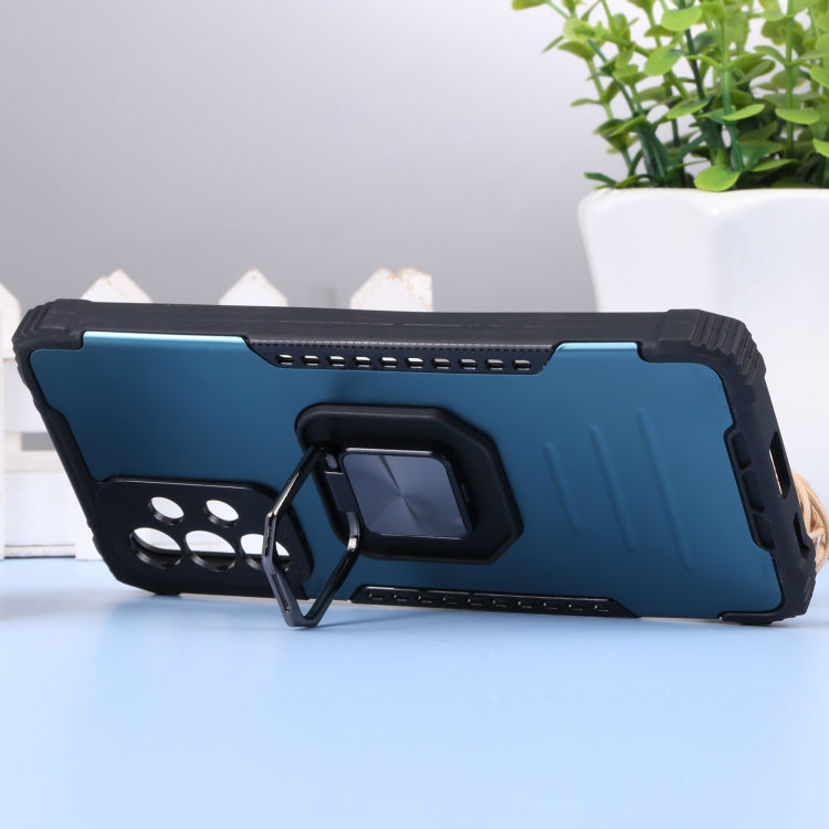 For Samsung Galaxy A53 5G Aluminum and TPU Phone Case with Ring Holder