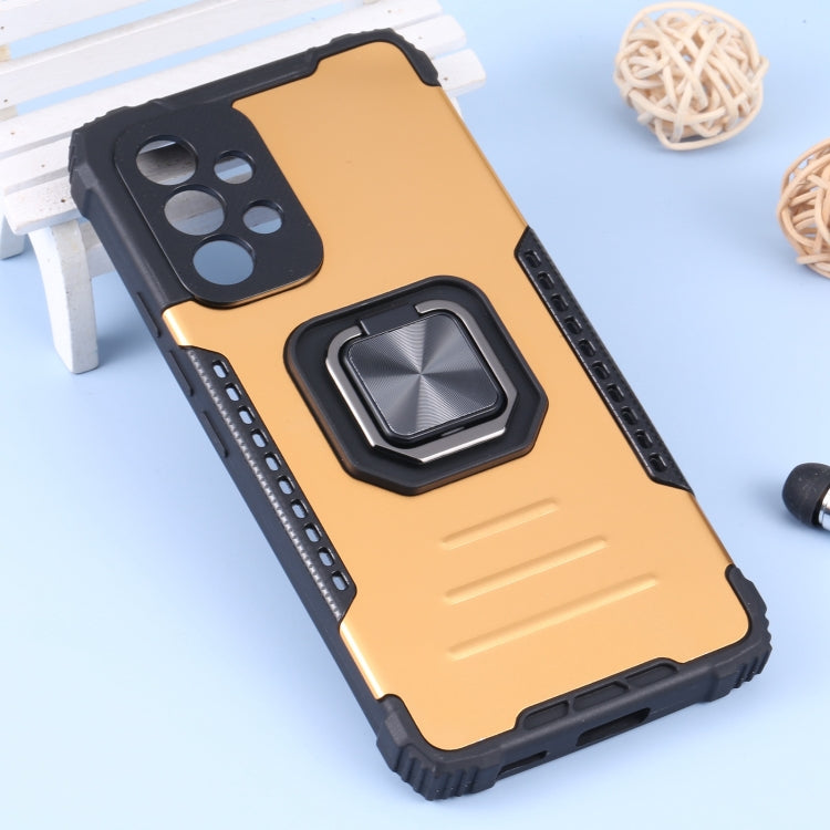 For Samsung Galaxy A53 5G Aluminum and TPU Phone Case with Ring Holder