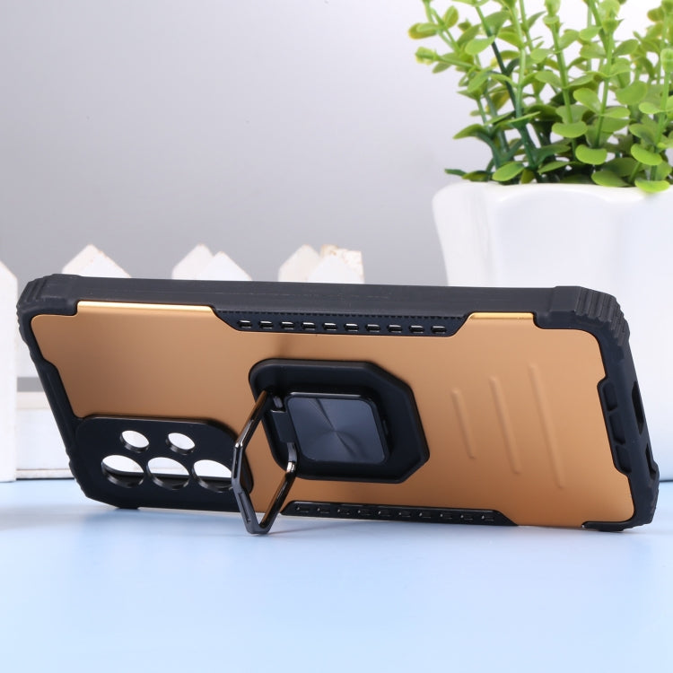 For Samsung Galaxy A53 5G Aluminum and TPU Phone Case with Ring Holder