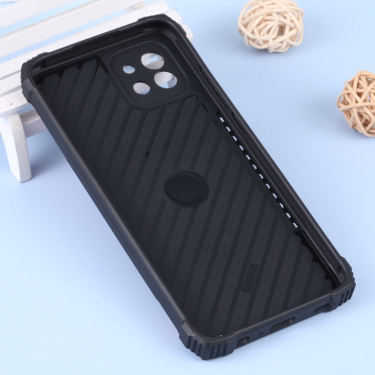 For Samsung Galaxy A03 164mm Lanyard Aluminum and TPU Phone Case