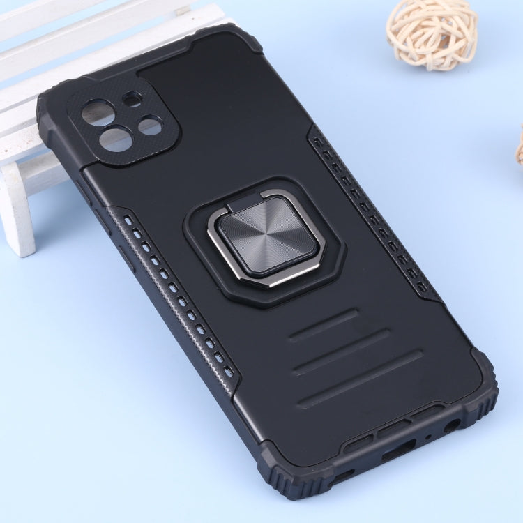 For Samsung Galaxy A03 164mm Lanyard Aluminum and TPU Phone Case