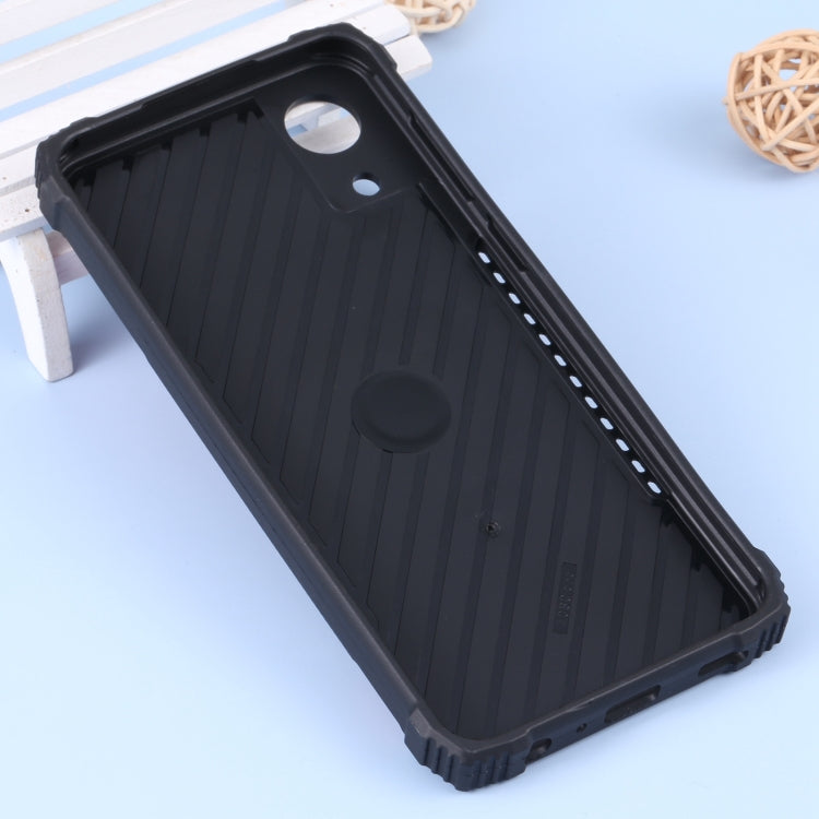 For Samsung Galaxy A03 Core Lanyard Aluminum and TPU Phone Case
